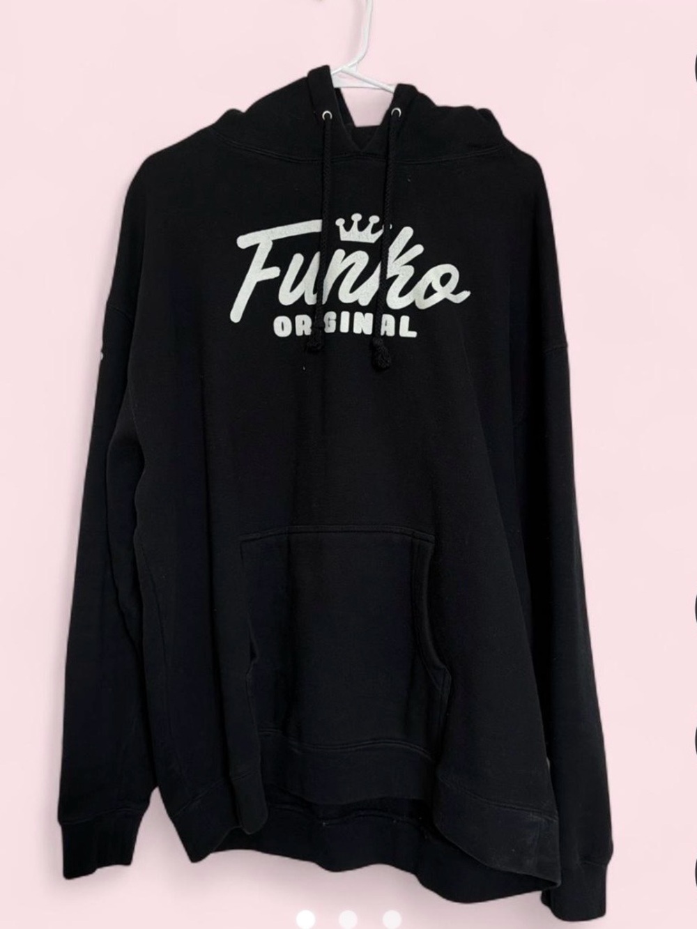 Funko Black Hoodie with White Logo